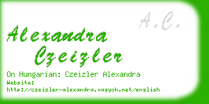 alexandra czeizler business card